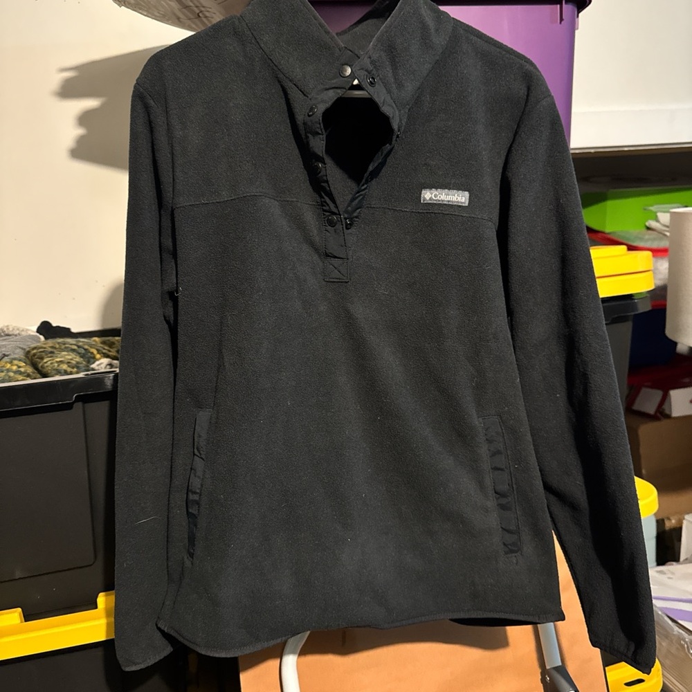 Columbia Classic Black Fleece Jacket